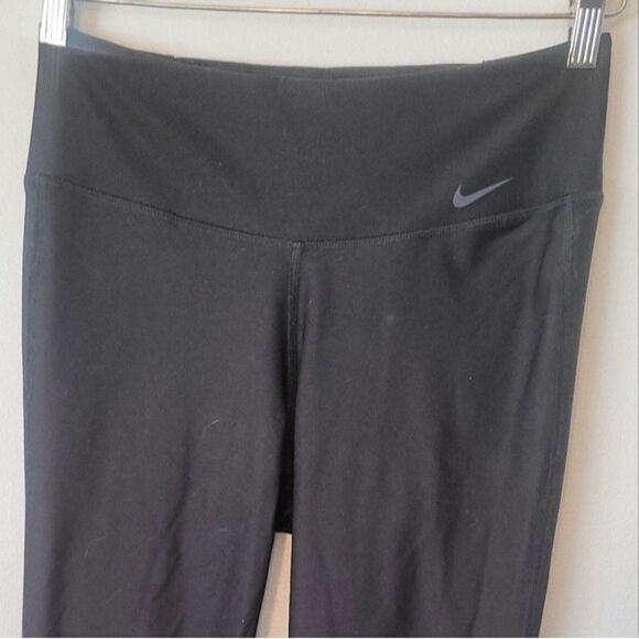 NIKE power tight fit training dri fit black size small yoga leggings womens - Picture 4 of 16